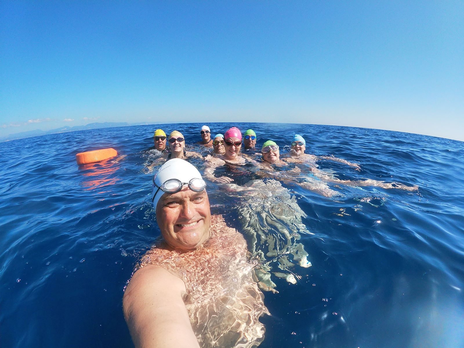 Group in Mathraki, SwimQuest SwimQuest Swimming Holidays