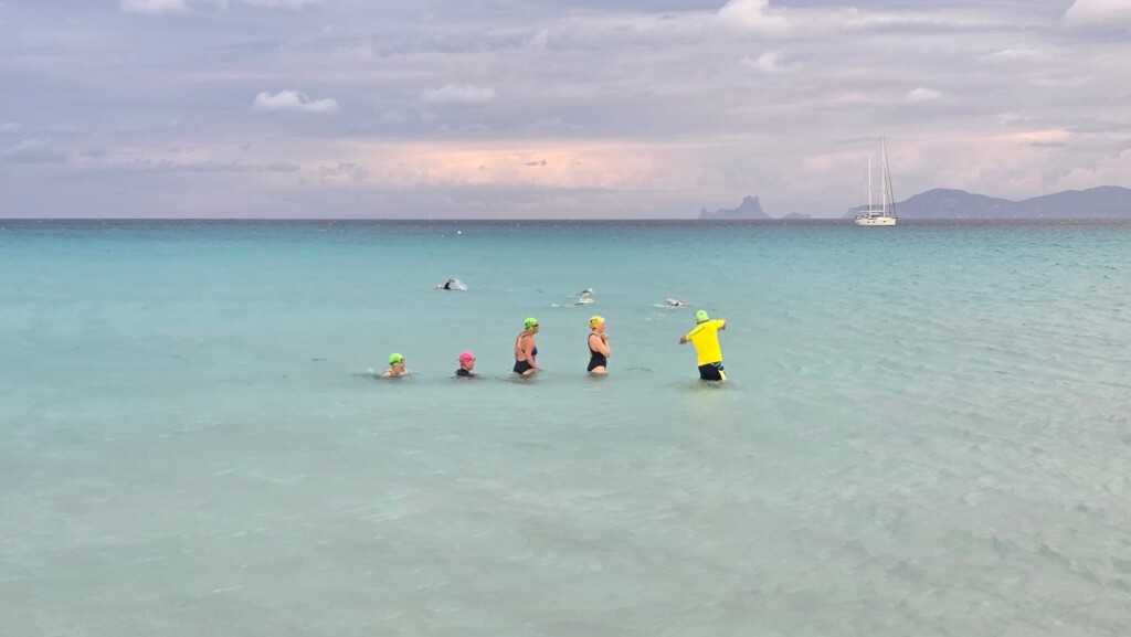James teaching in water formentera