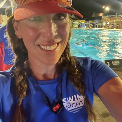 Jenny Smith at Swim the Night Hampton Pool